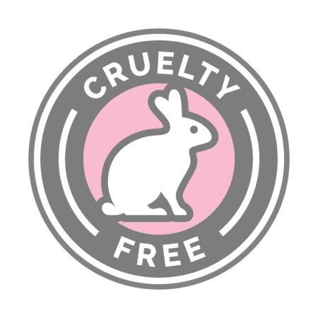 graphic of bunny inside of circle stating cruelty free